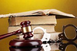 Books, Handcuffs and Gavel