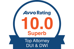 Top 10 DUI & DWI Attorney Badge